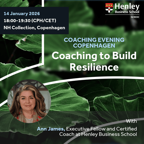 Henley Coaching Evening | Coaching to Build Resilience