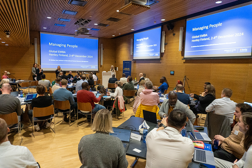 EMBA Global workshop in Finland 2024.