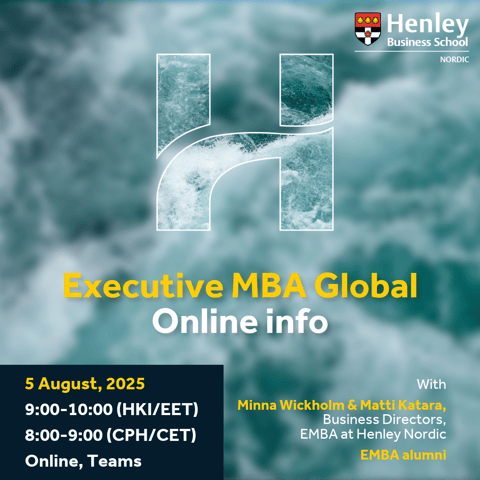 Executive MBA online info 5 August 2025