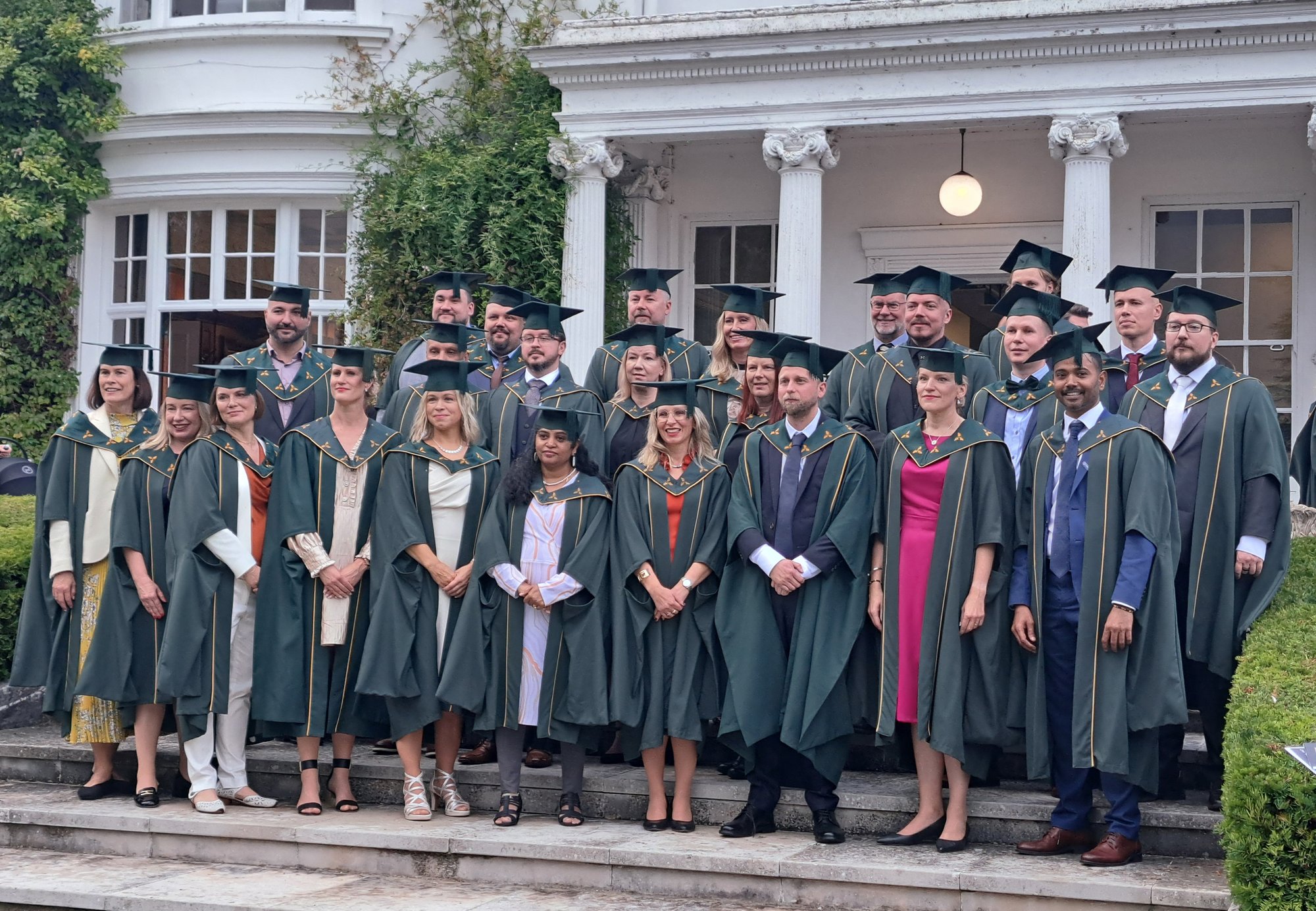 EMBA graduates at Greenlands