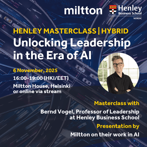 Henley Masterclass | Unlocking Leadership in the Era of AI