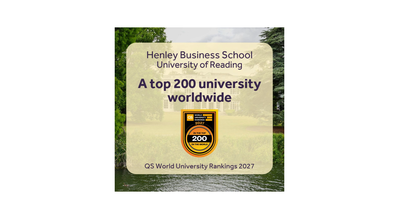 University of Reading a top 200 university in the world - QS rankings 2027