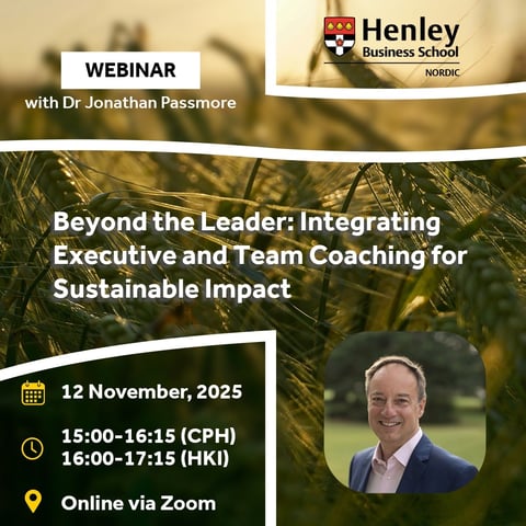 Webinar | Beyond the Leader: Integrating Executive and Team Coaching for Sustainable Impact