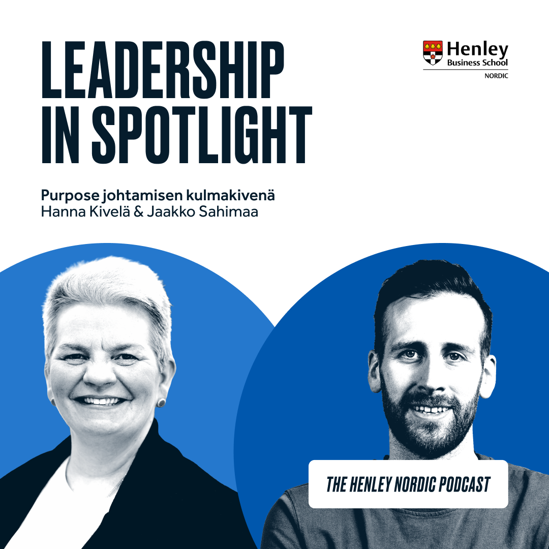 Leadership in Spotlight - Purpose johtamisen kulmakivenä
